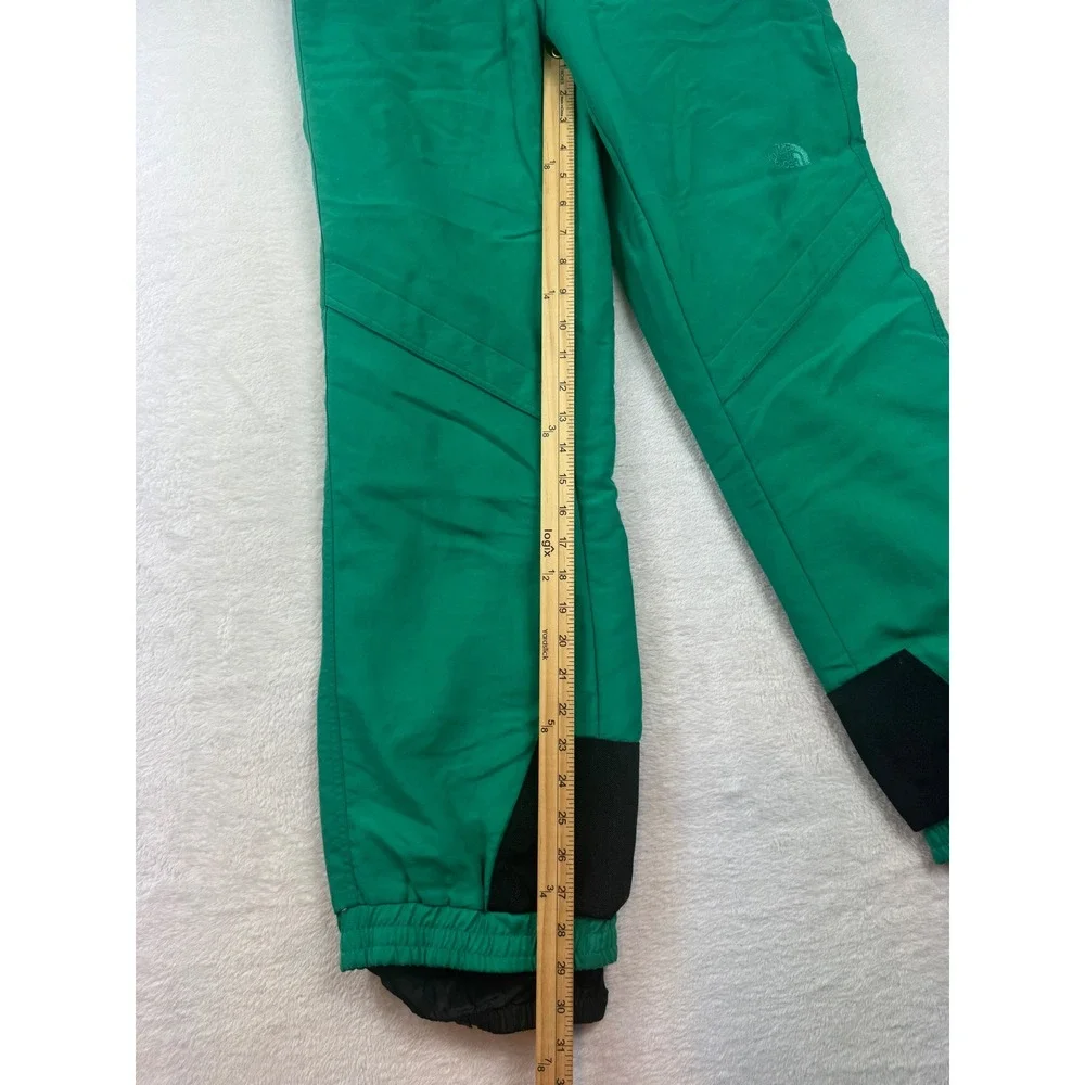 The North Face Gore-Tex Insulated Ski Pants Green Vintage Size 10 Snow Pants